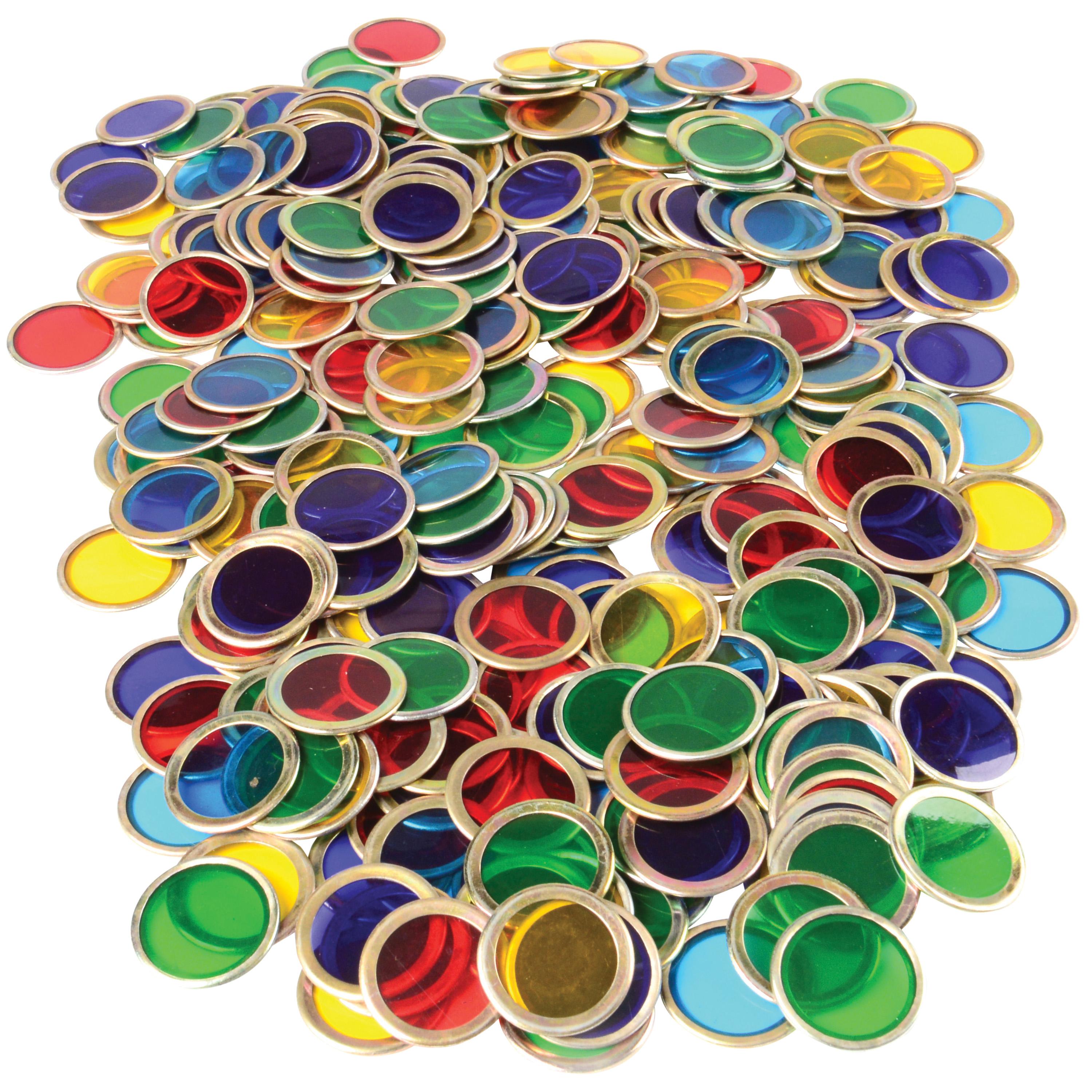 Magnetic Counting Chips & Block Magnet Set | 75-Piece STEM Learning Kit