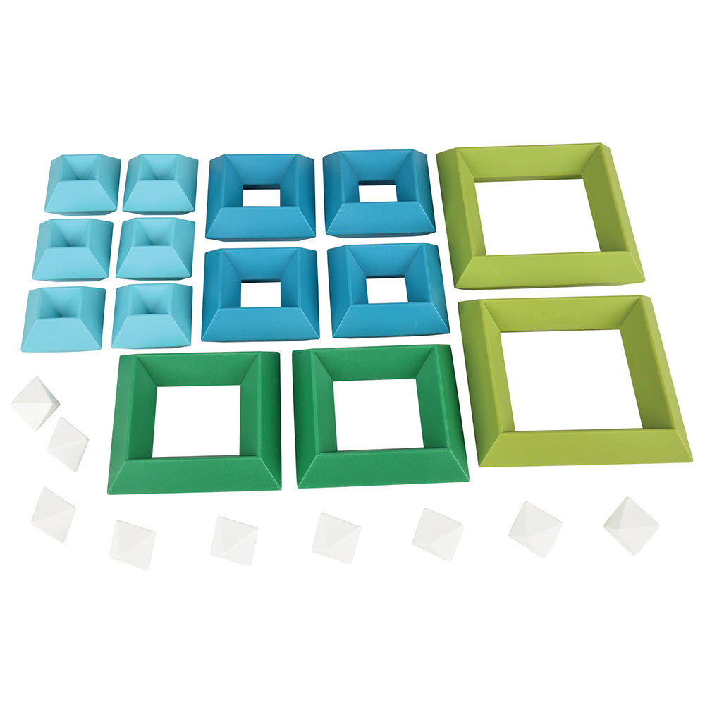 23 Piece Set of 3D Stacking Puzzles