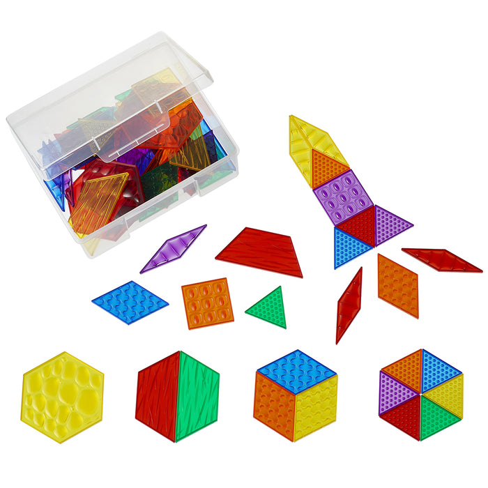 Constructive Pattern Blocks Engaging Play: Light Table Learning with Sensory Pattern Blocks