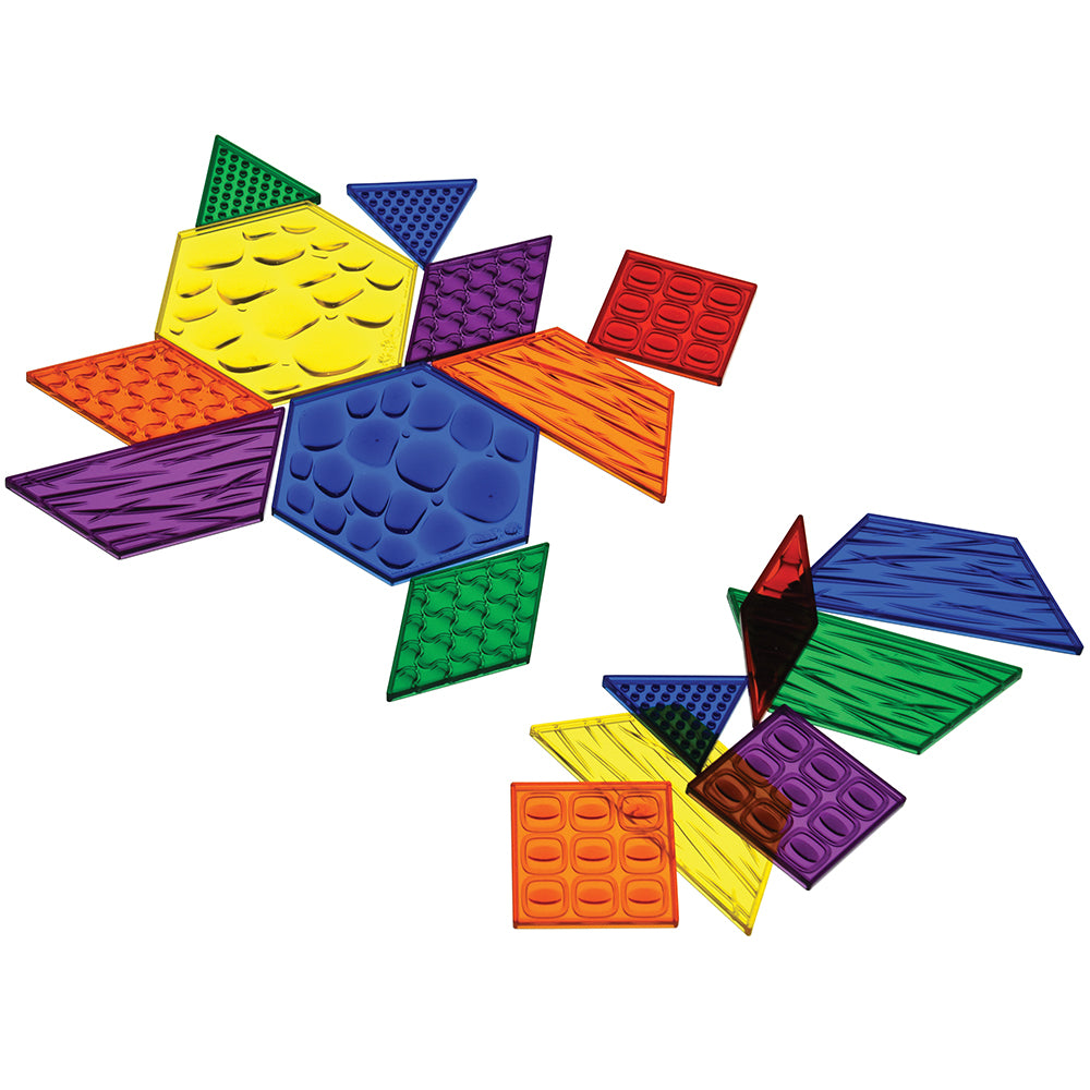 Constructive Pattern Blocks Engaging Play: Light Table Learning with Sensory Pattern Blocks