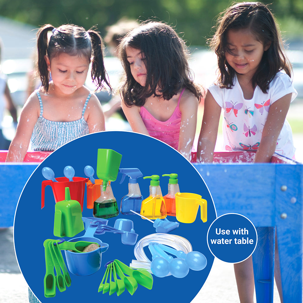 Measure & Pour Water Play Kit used with Water Table Play