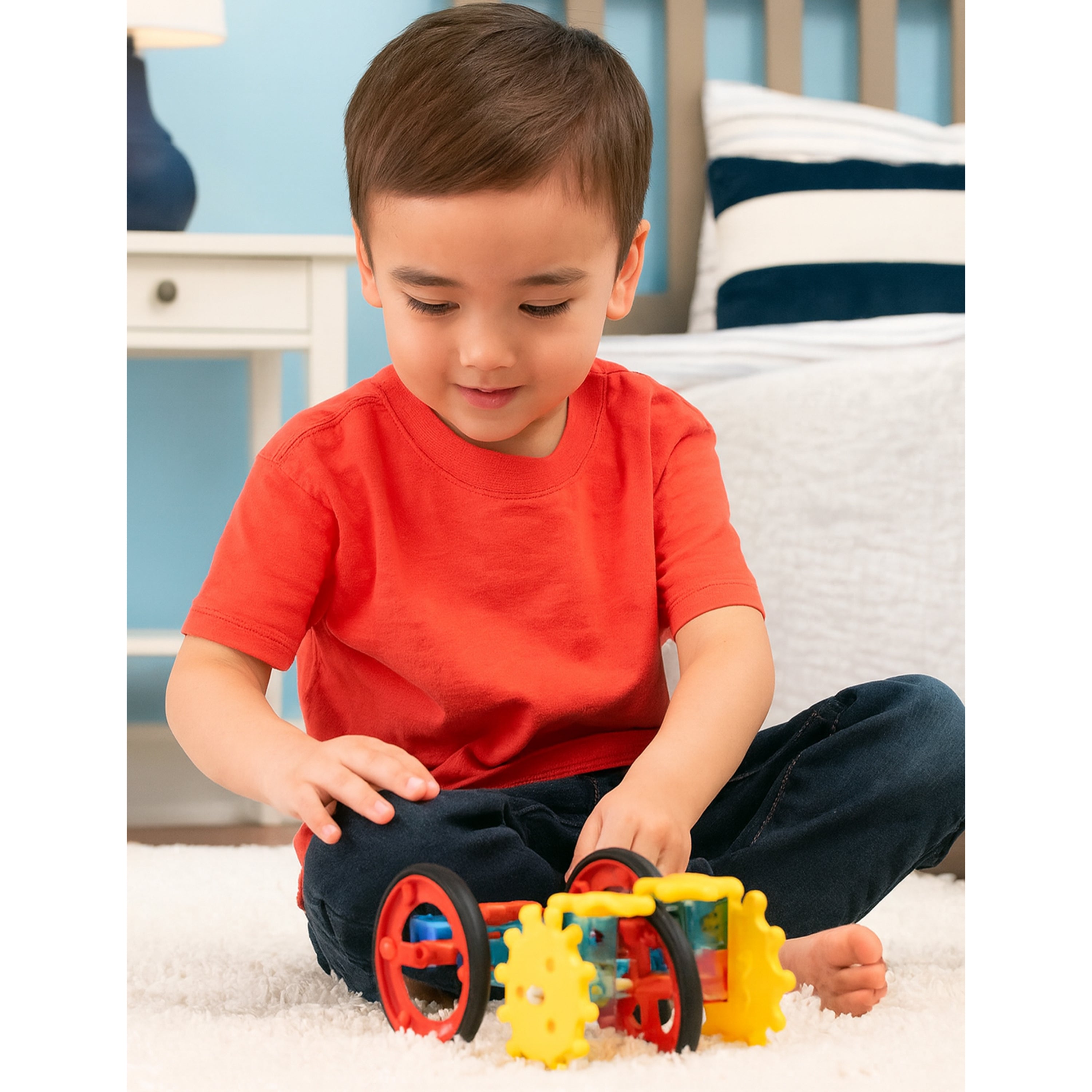 My Gears! Starter Set | 43-Piece STEM Building Kit for Young Engineers