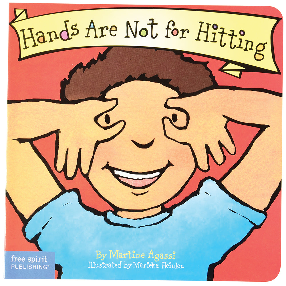 Hands Are Not For Hitting Board Book | Toddler Social-Emotional Learning Tool