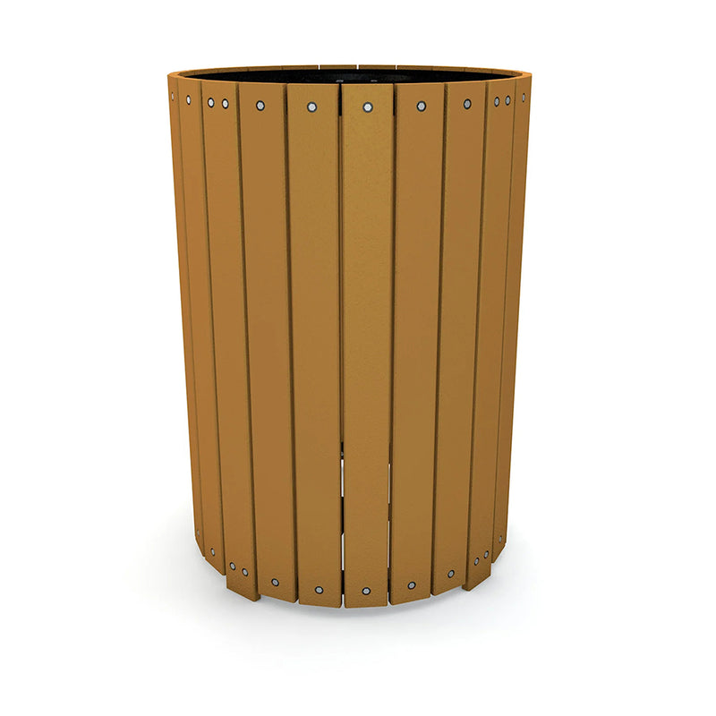 Clean and Efficient: 32 Gallon Round Receptacle for Playground Waste ...