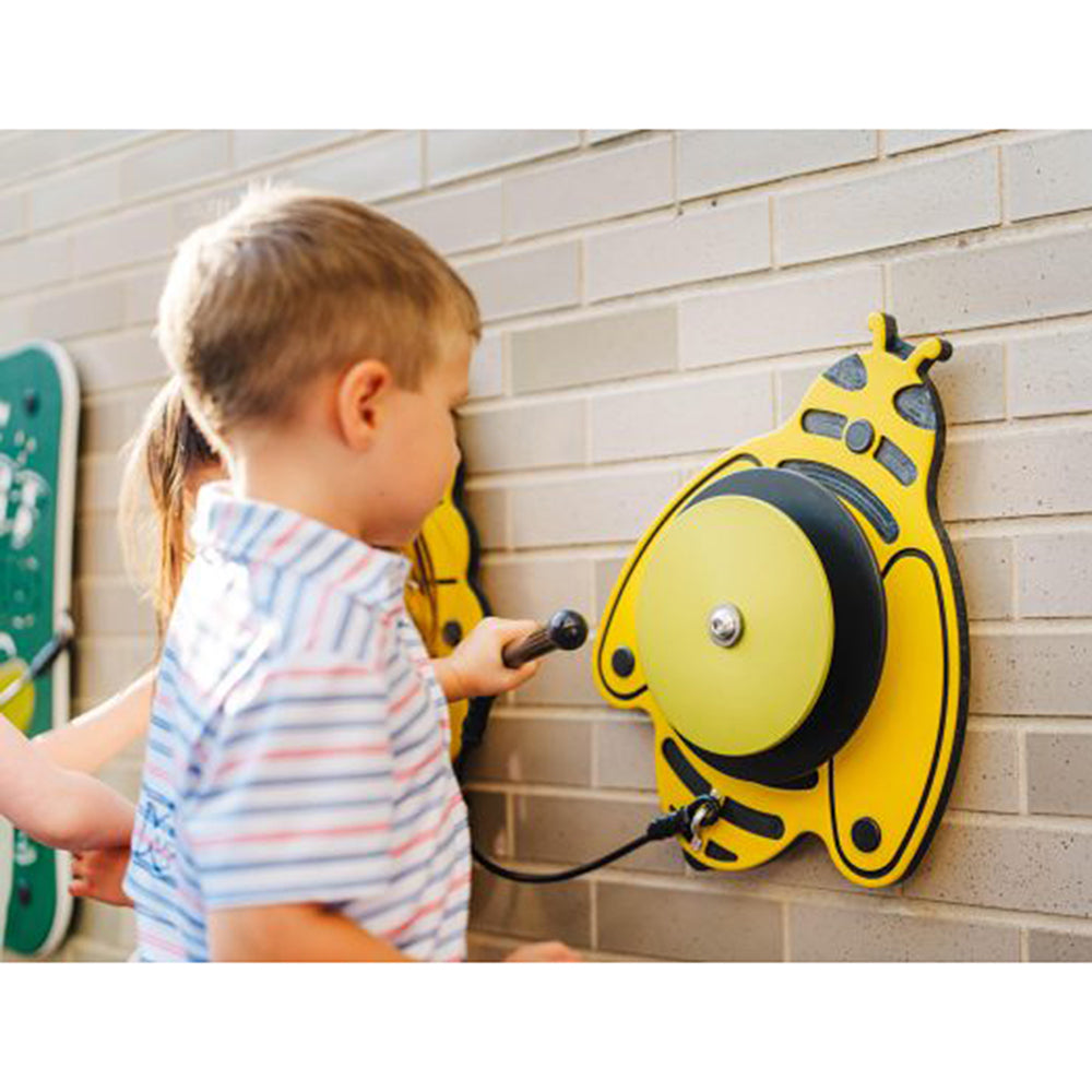 Kids Exploring Melody Bees Musical Playground Equipment 