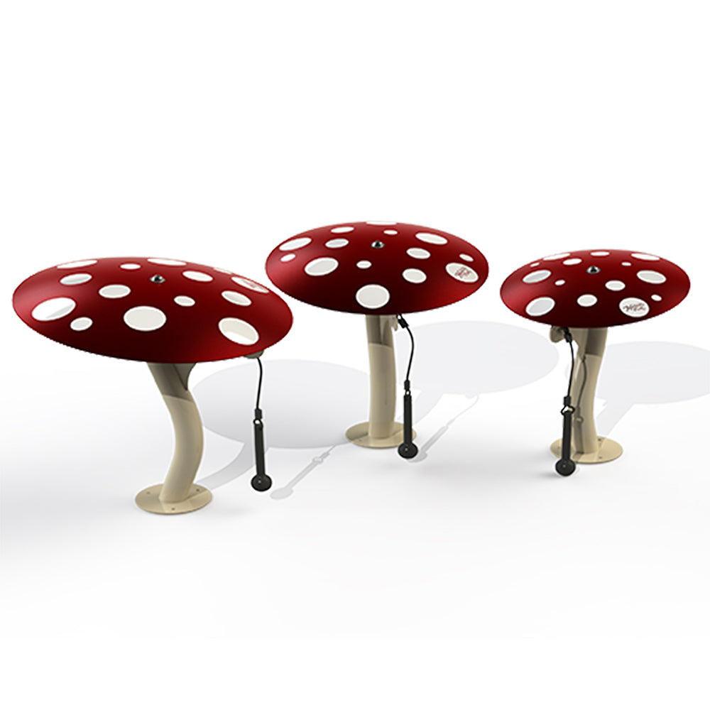 3 Piece Musical Mushroom Ensemble