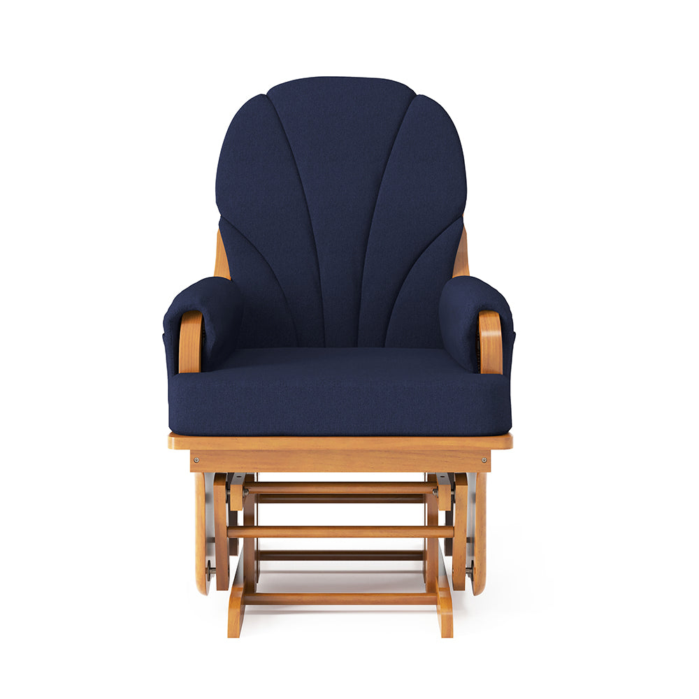 Front View of Standard Size Wooden Glider Rocker