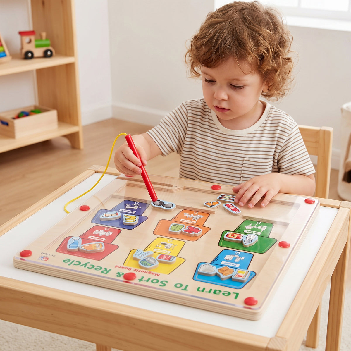 Recycle & Sort Magnetic Game | Learn About Materials Through Play