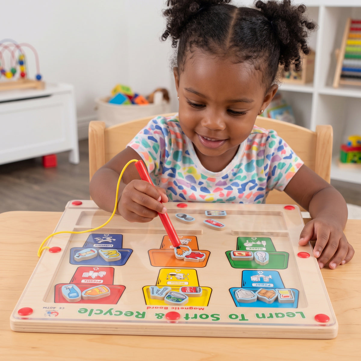 Recycle & Sort Magnetic Game | Learn About Materials Through Play