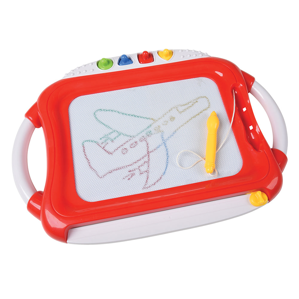 Magnetic Sketcher Board with Stylus & Shape Stampers | Creative Drawing for Kids GRS-533