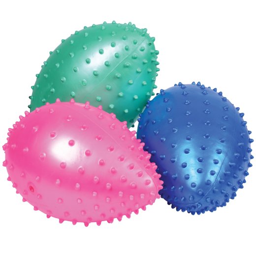 9" Knobby Footballs – Set of 12