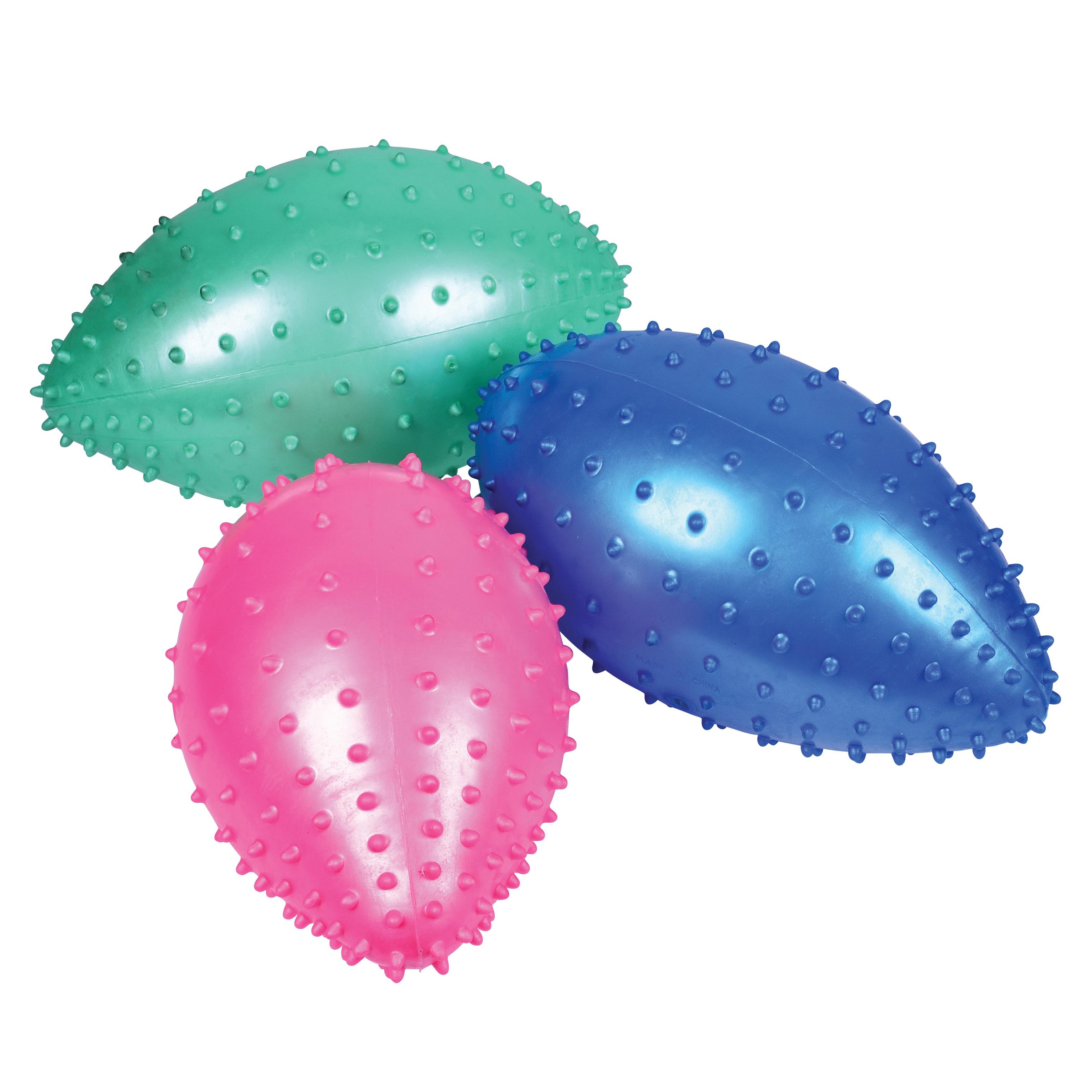 9" Knobby Sensory Footballs – Set of 72