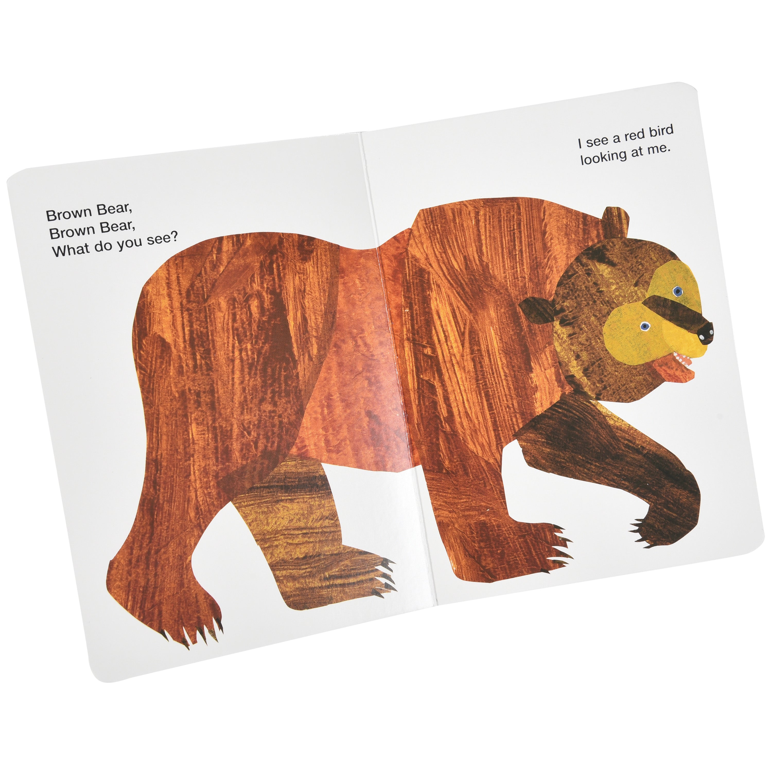 Inside look of "Brown Bear, Brown Bear What Do You See" Board Book
