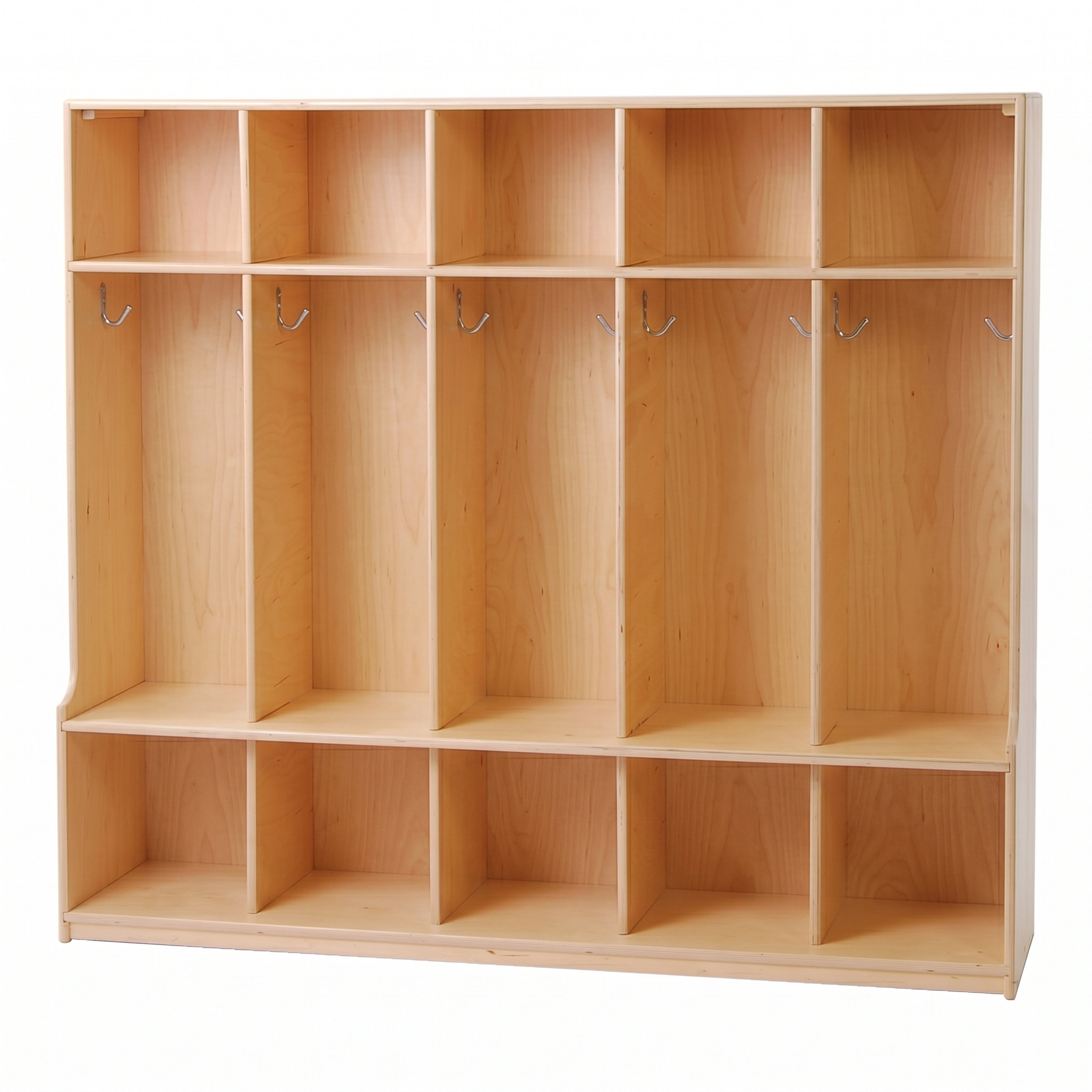 Birch Classroom Locker Unit | Durable 5-Compartment Storage for Early Childhood Organization