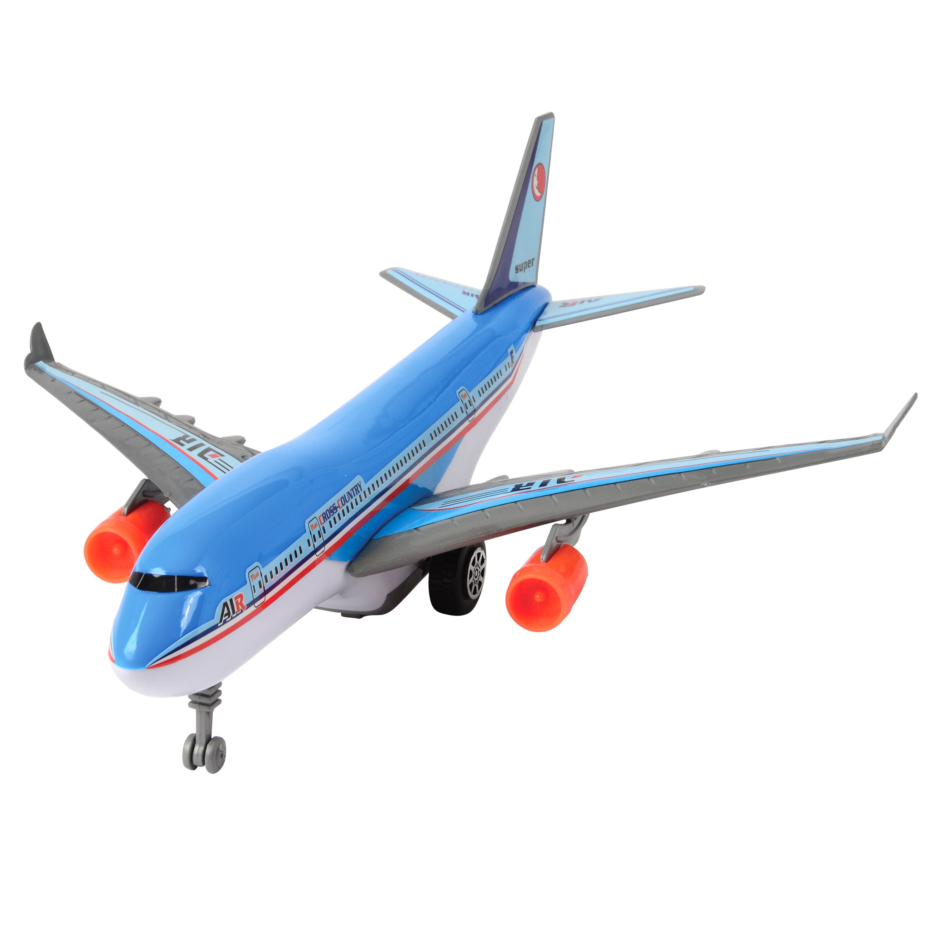 24-Piece Airport Playset with Vehicles, Helicopter, Airplane & Accessories