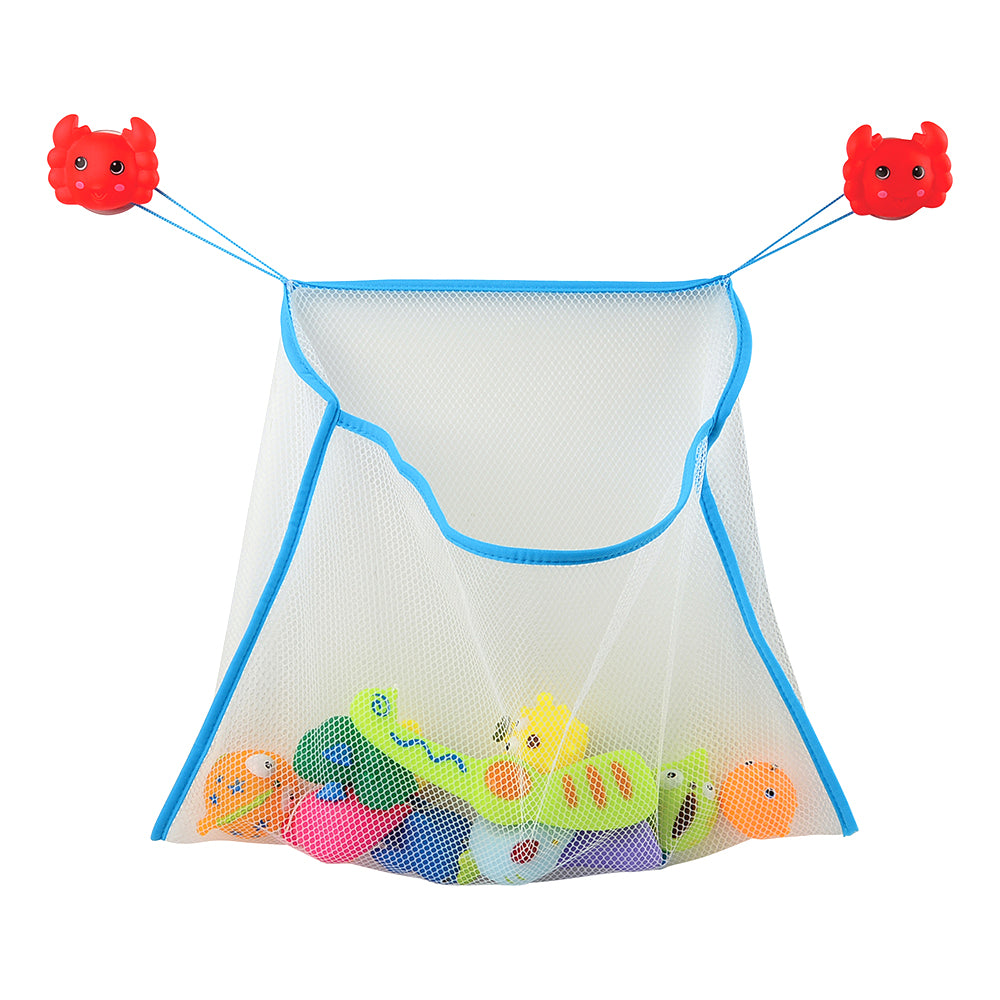 Magnetic Bathtub Fishing Game with 10 Soft Sea Creatures, Fishing Pole & Draining Net