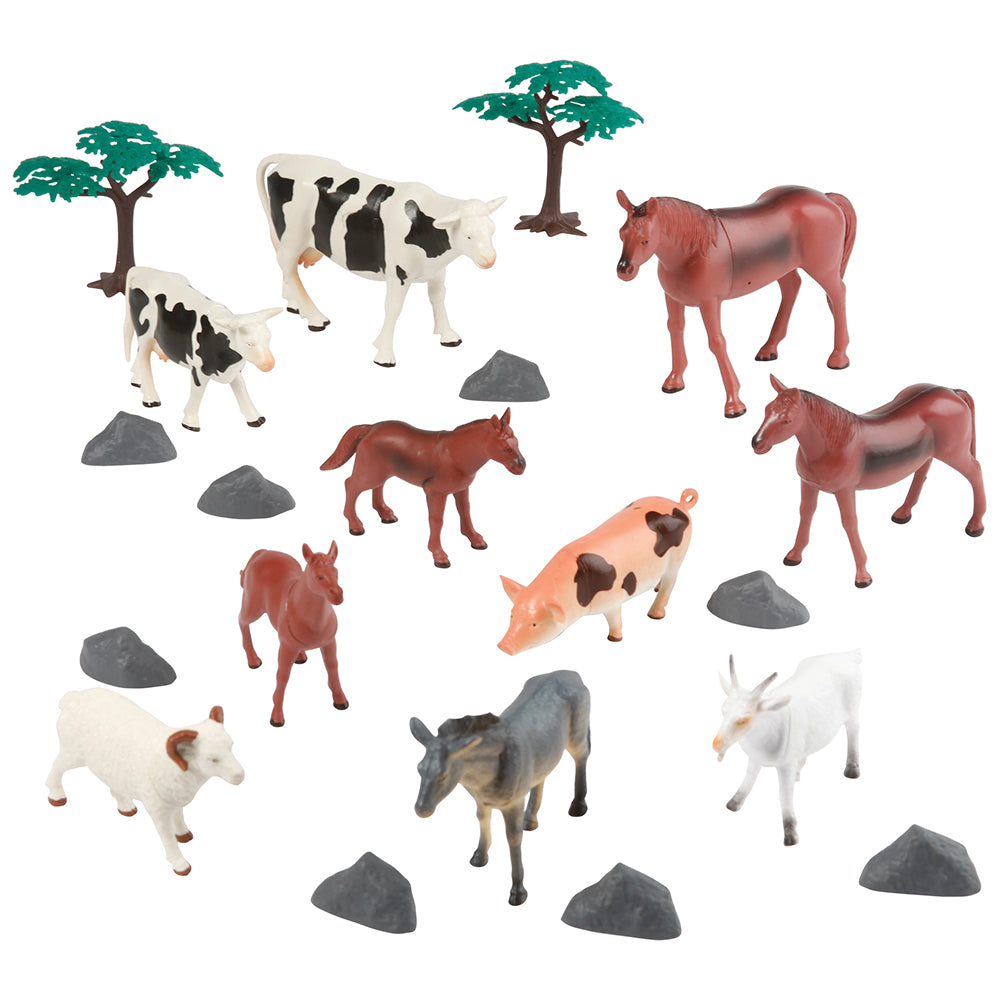 Plastic Farm Animals Figurines