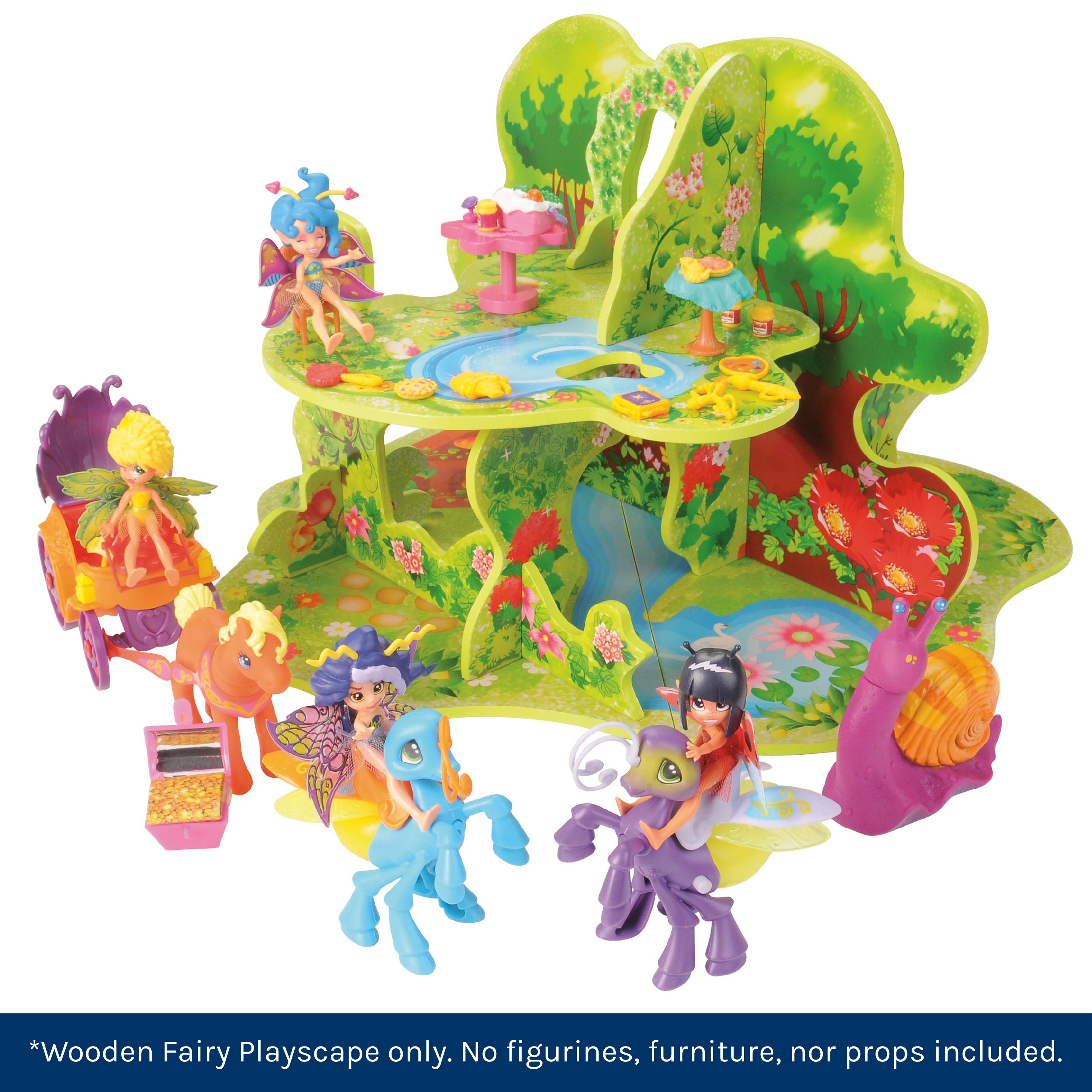 Wooden Small World Forest 3D Playscape – A Whimsical Setting for Preschool Storytelling and Exploration