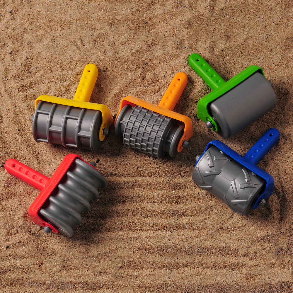 Textured Sand Rollers: 5 Patterns for Sensory Exploration HPE-5