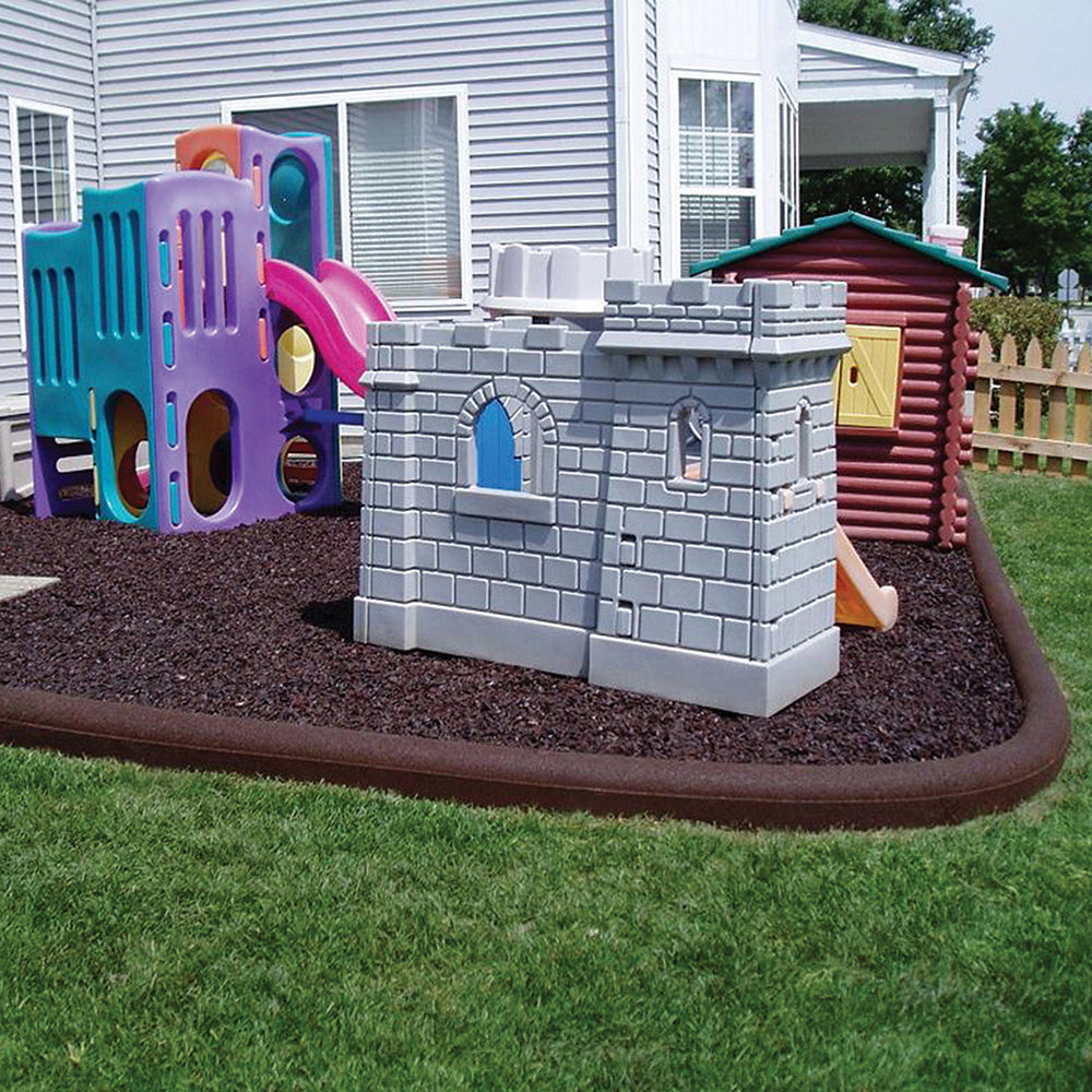 Using Large Rubber Landscape Timbers for Outdoor Playgrounds