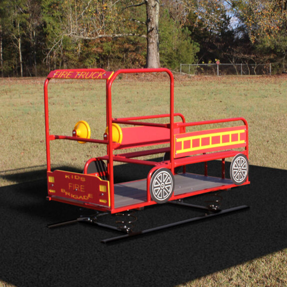 Fire Truck Spring Rider | Outdoor Play Equipment for Preschoolers