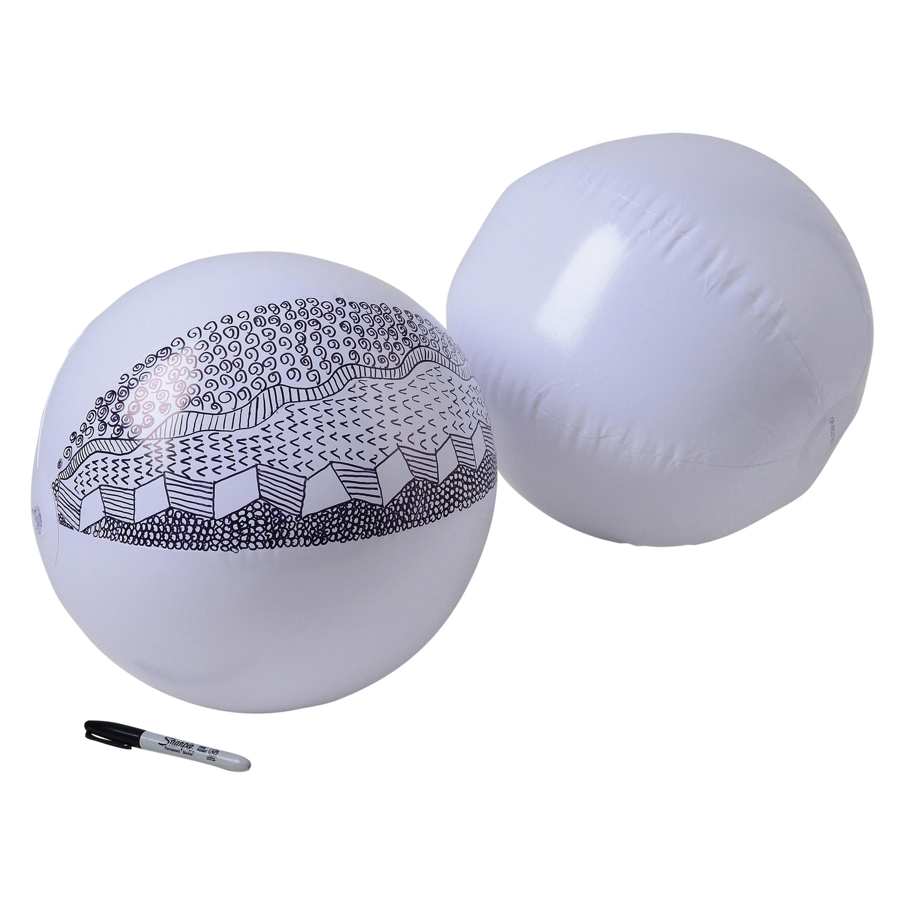 Inflatable Educational Beach Ball – 9" Diameter