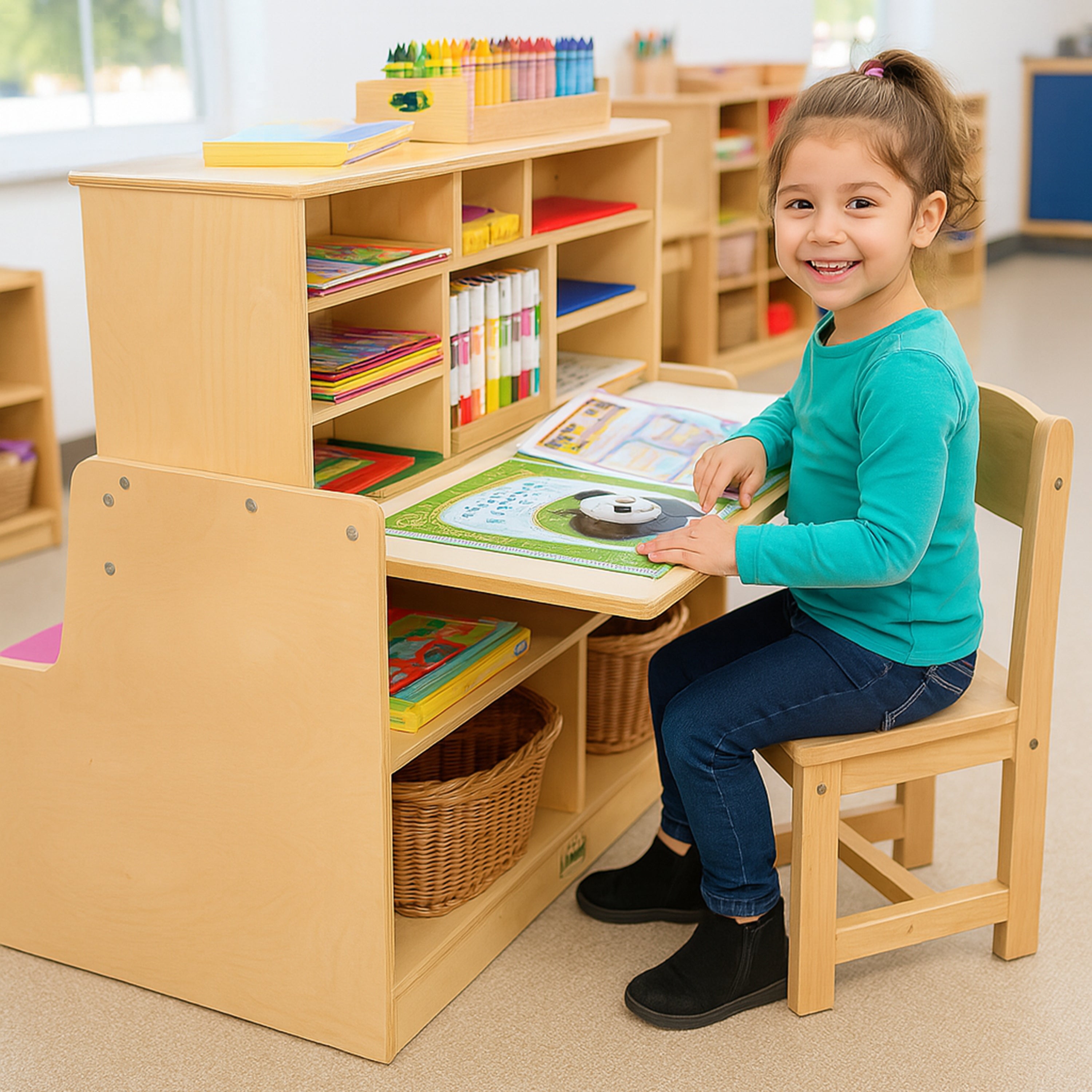 Literacy Station: Language Development & Reading Center