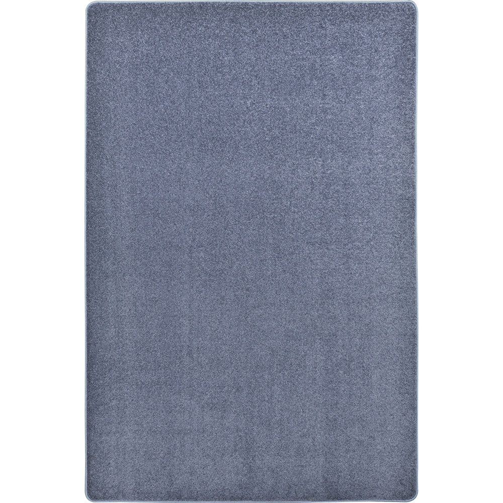 Made in the USA Endurance Rectangular Glacier Blue Area Rug - 6 ft x 9 ft: Eleva JOY-50DS