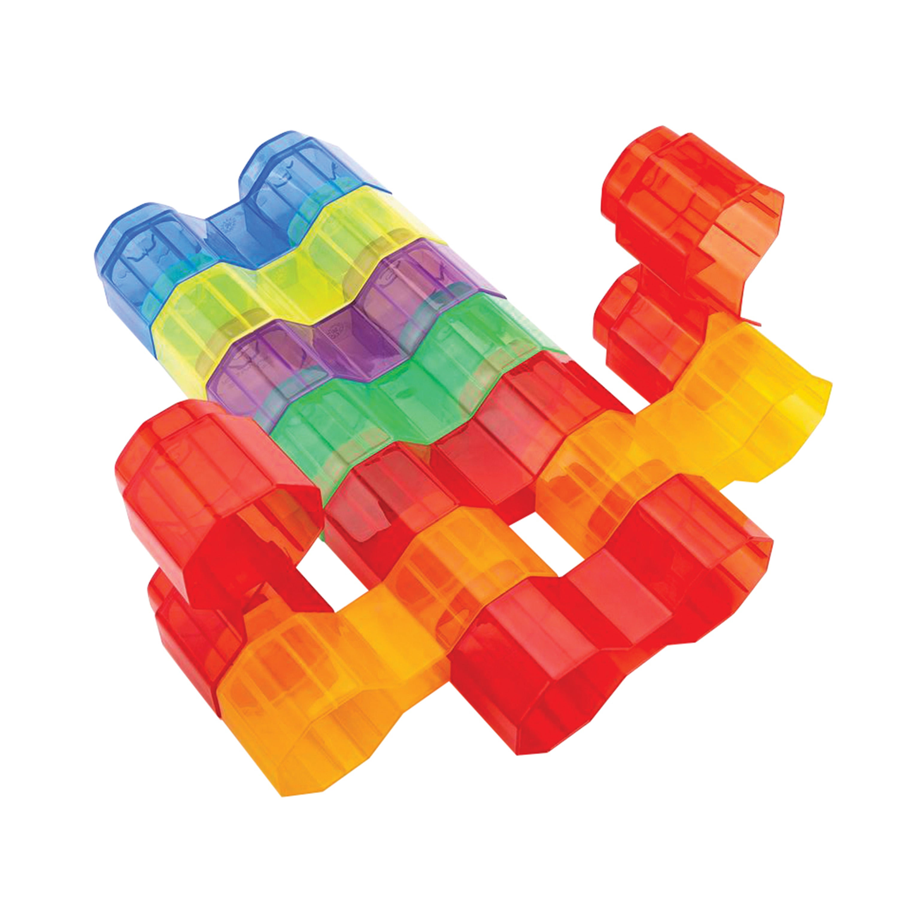Translucent Twin Blocks 48 pc. Set