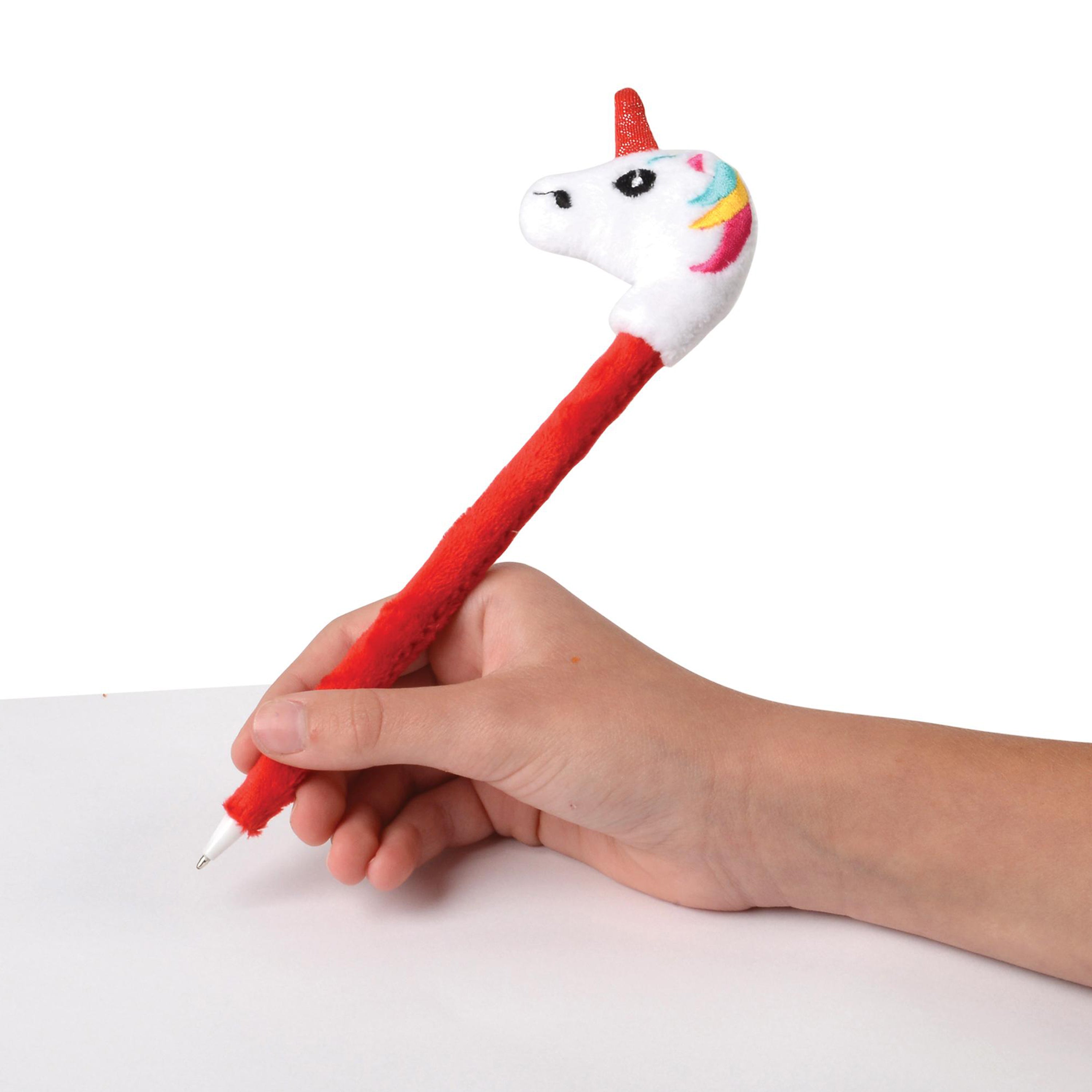 Sensory Soft Plush Unicorn Pen - Set of 12
