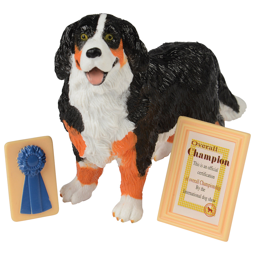 Plastic Dog Figure with Awards