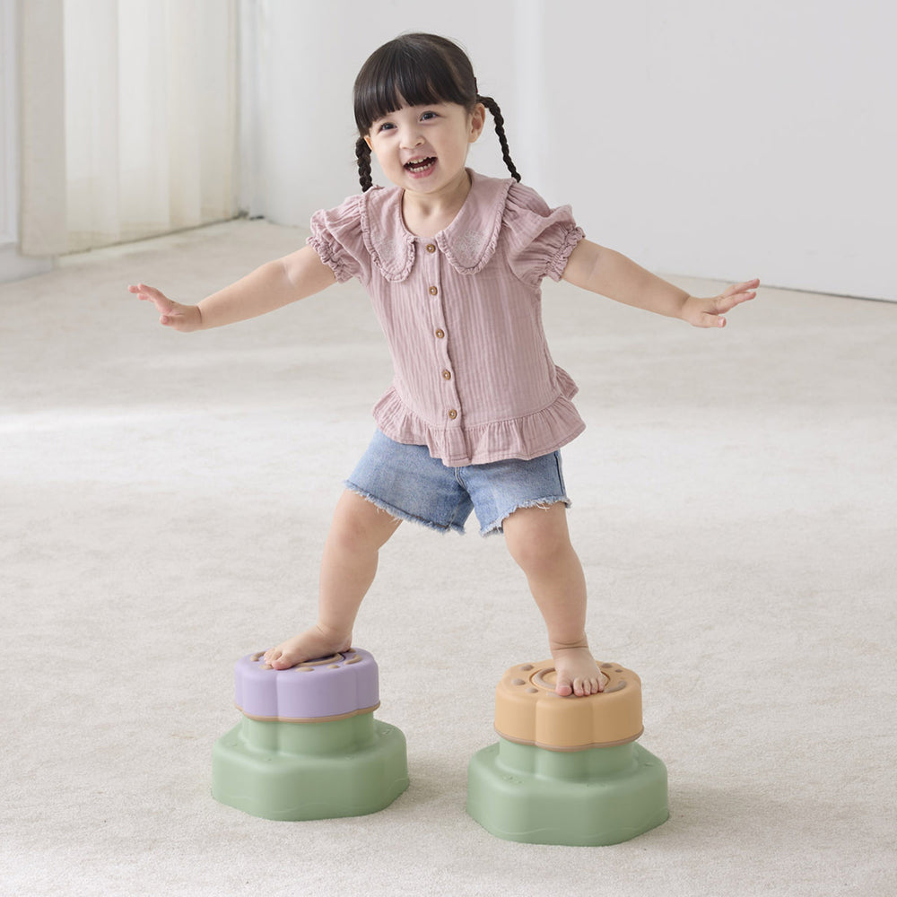 Bouncing Flowers Balance Steppers | Sensory Balance Toy | Ages 2+