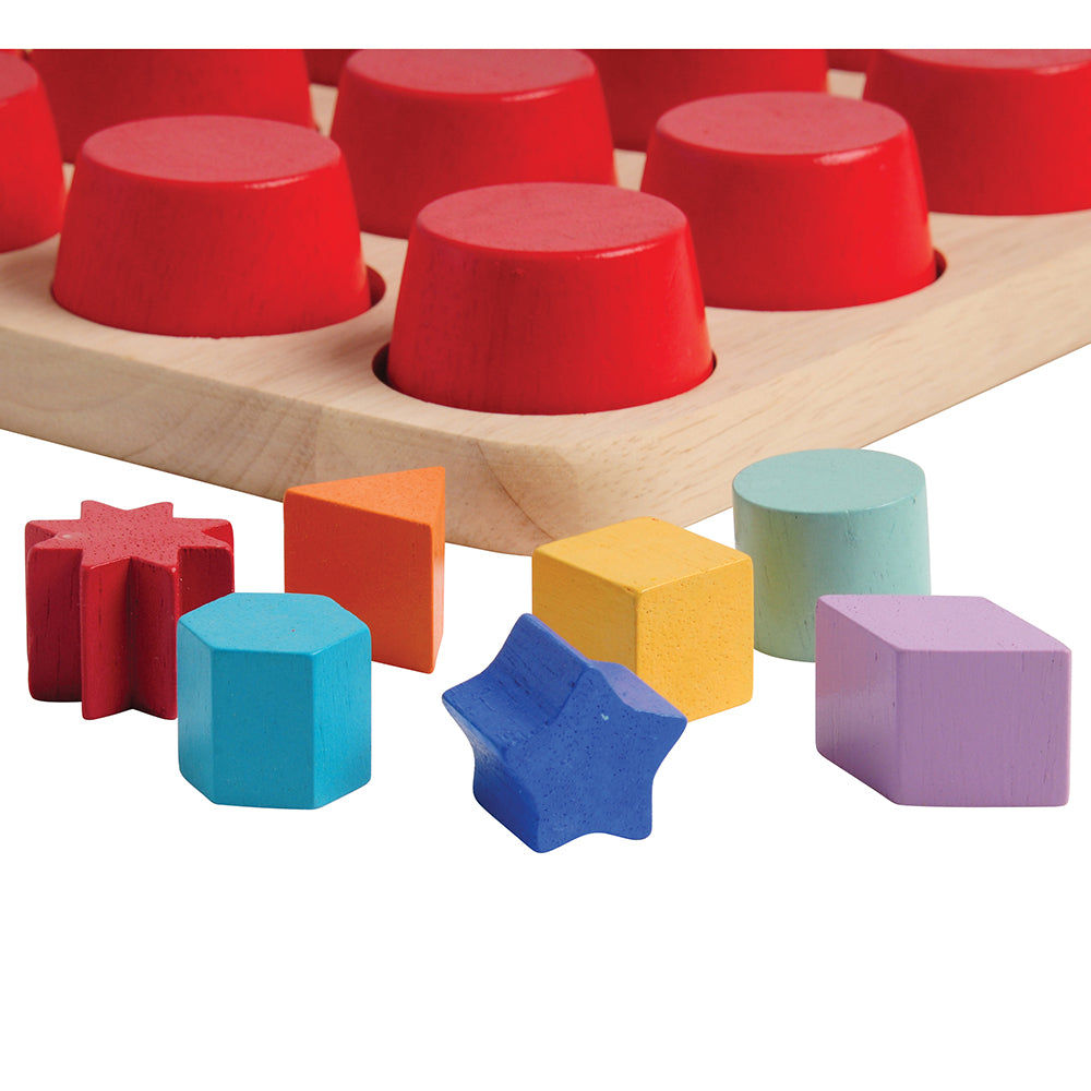 7 Different Shapes on 3D Memory Game