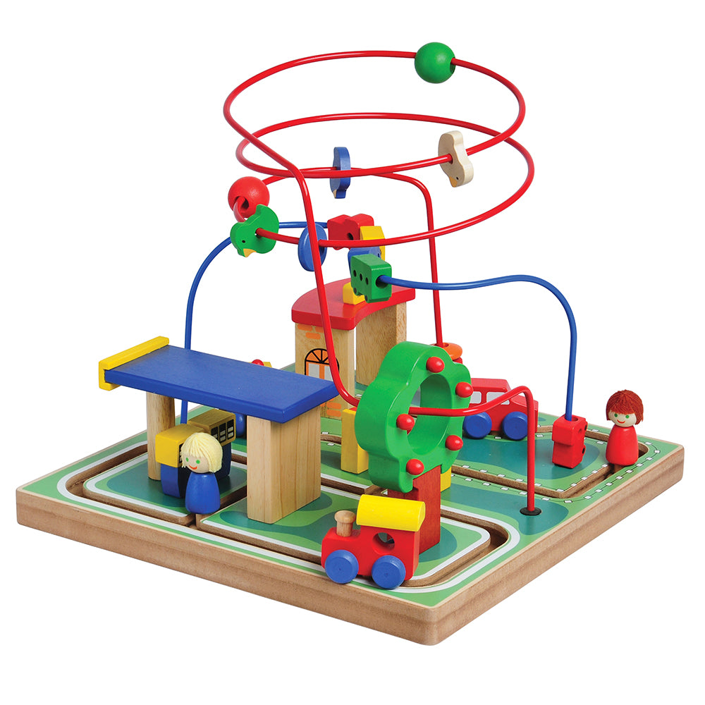 City Adventure Bead Maze | Interactive Multi-Sensory Playset for Toddlers