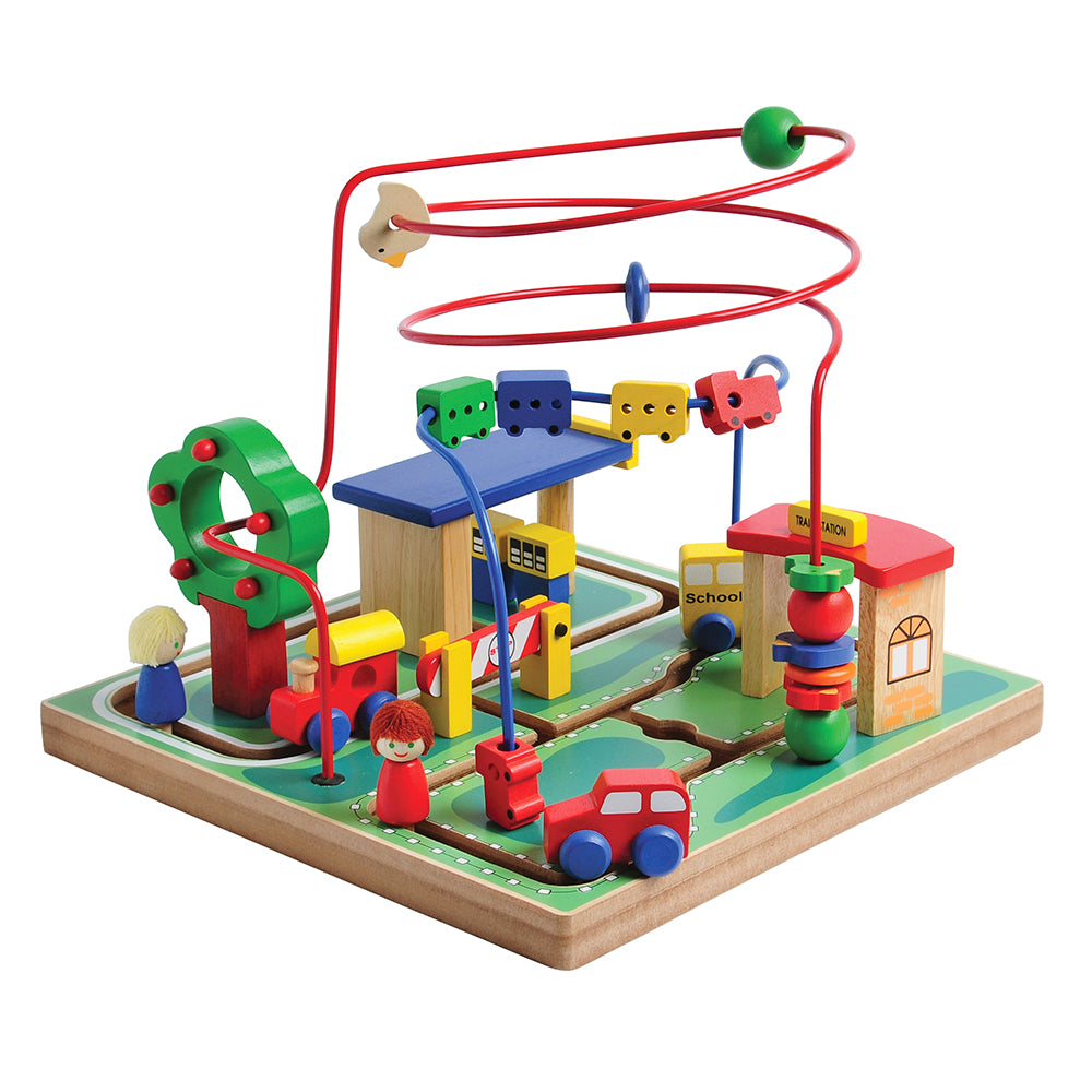 City Adventure Bead Maze | Interactive Multi-Sensory Playset for Toddlers