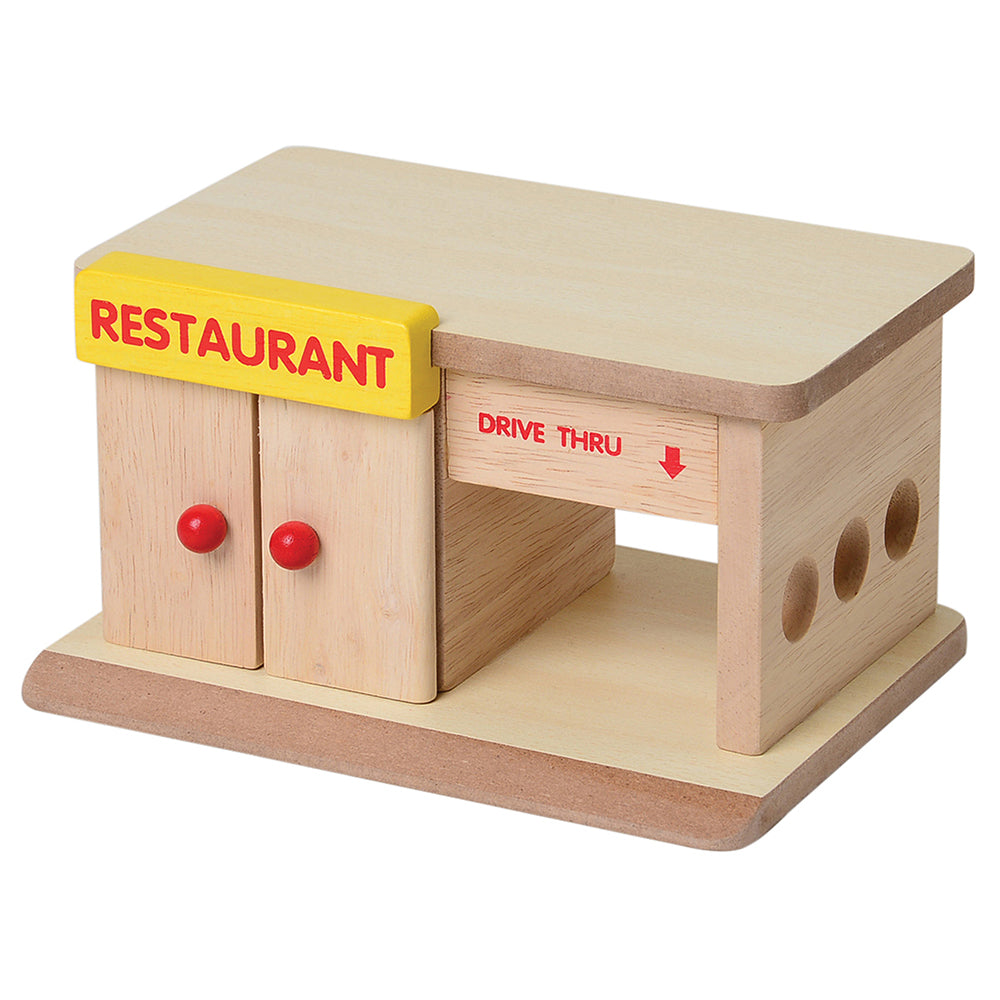 Wooden Block Restaurant Building