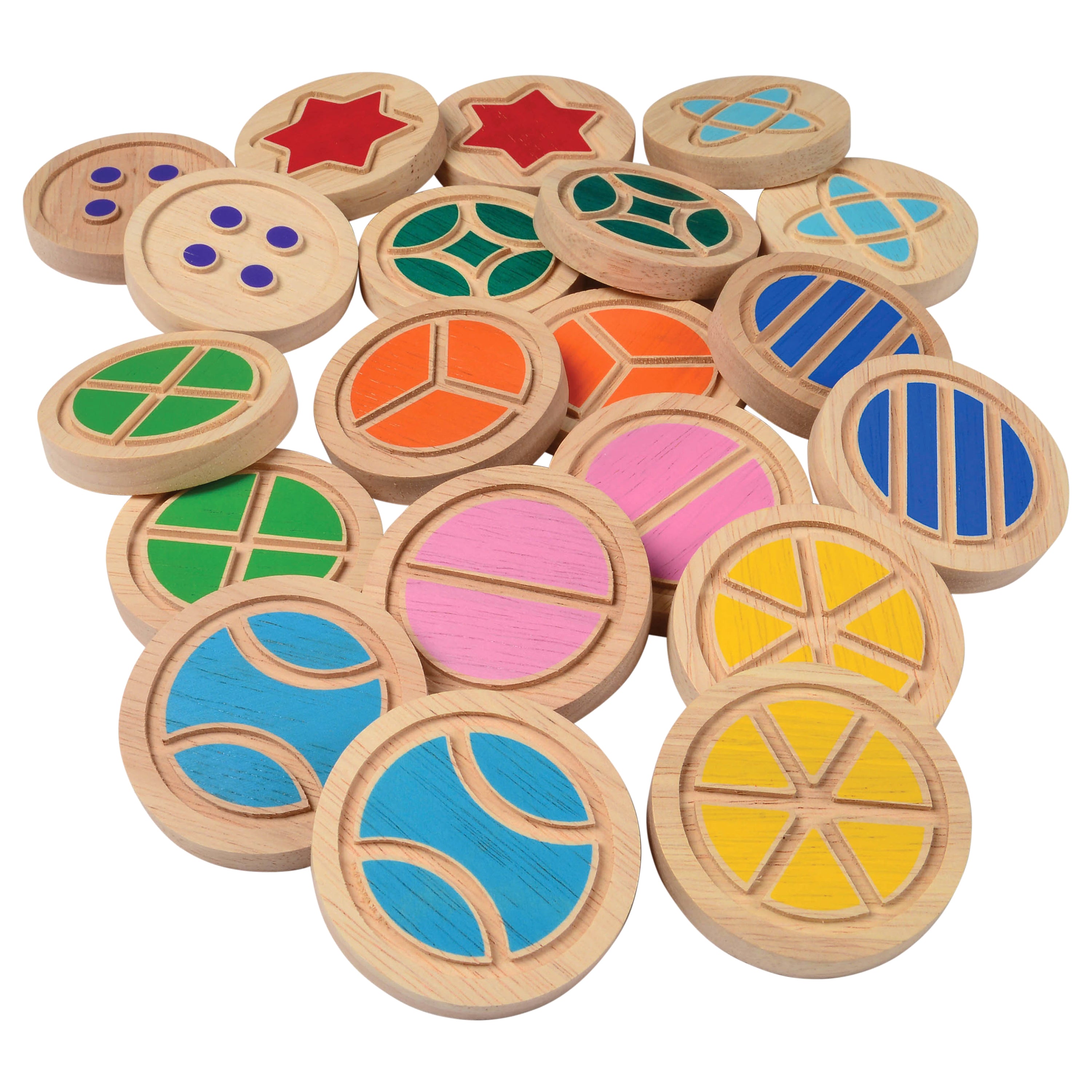 Wooden Tactile Discs