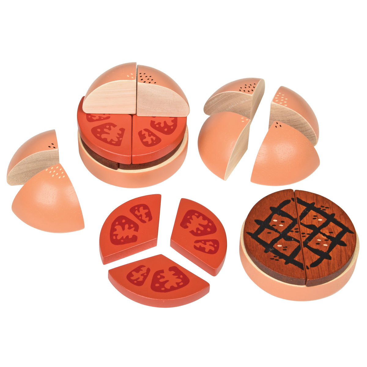 Fraction Burgers/ Set of 2