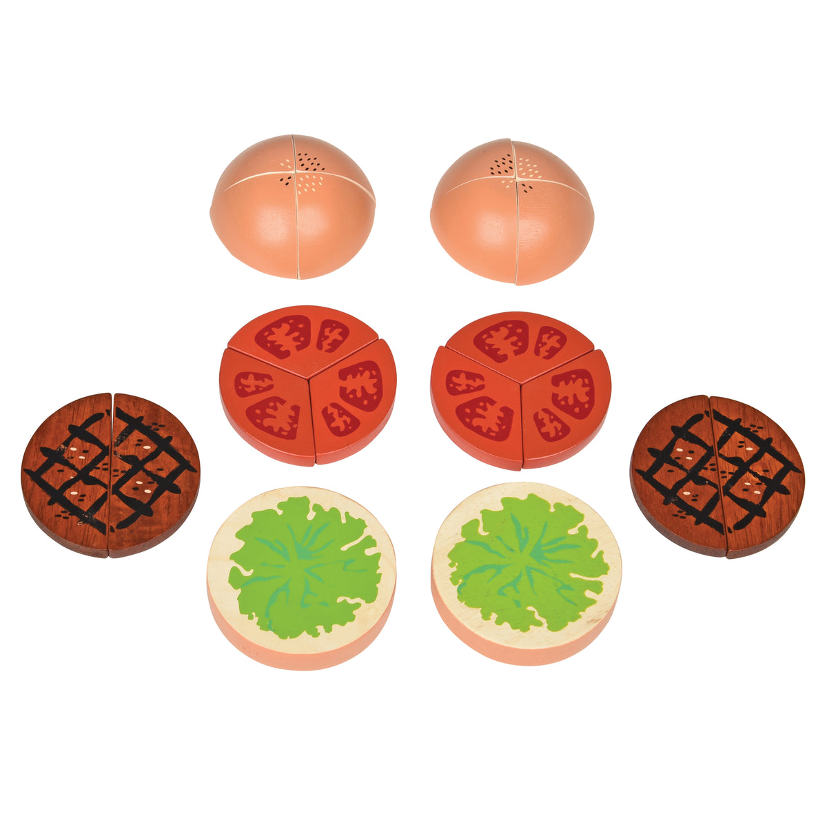 Fraction Burgers/ Set of 2