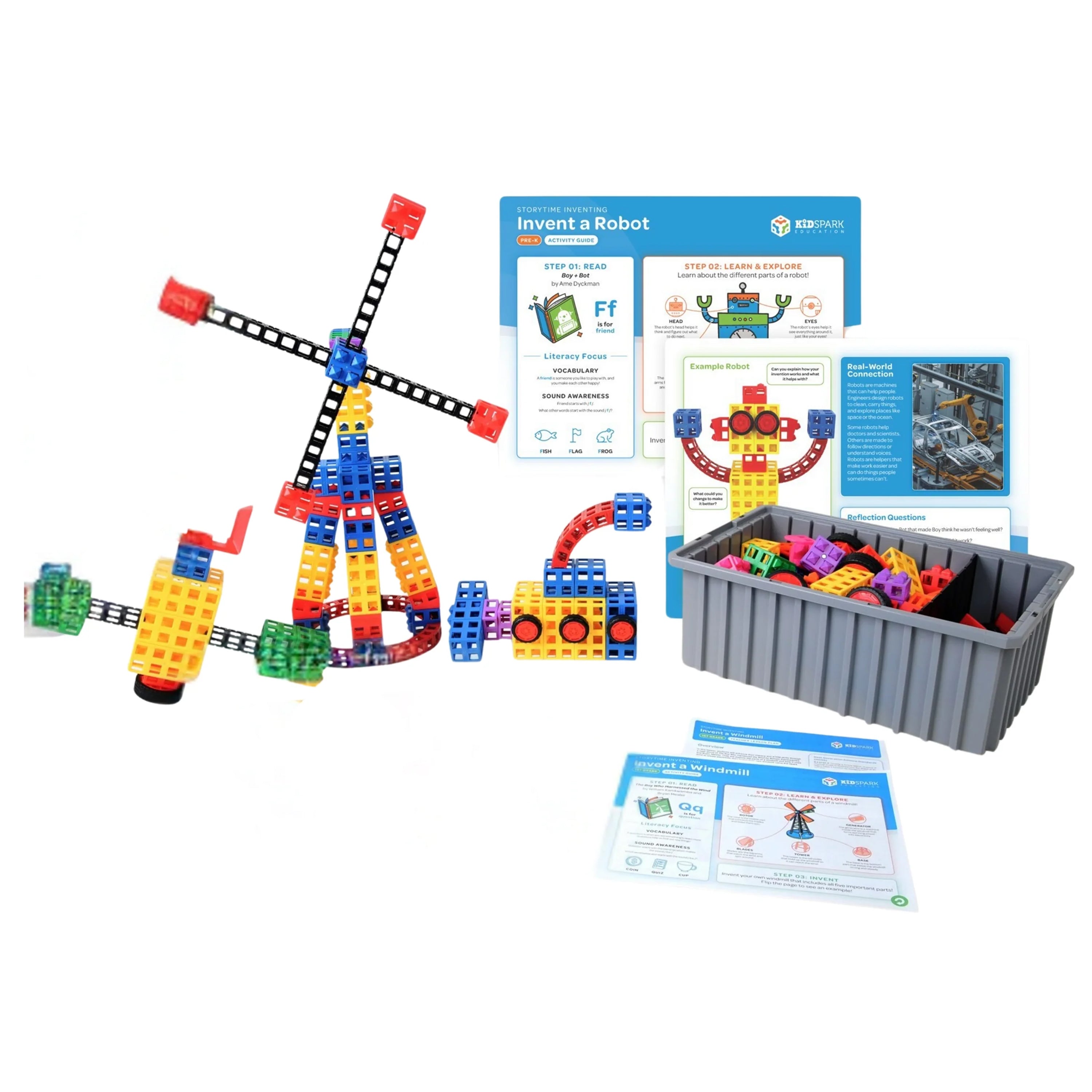 1-2 Student STEM & Literacy Program Package | PreK-1 | Kid Spark Education