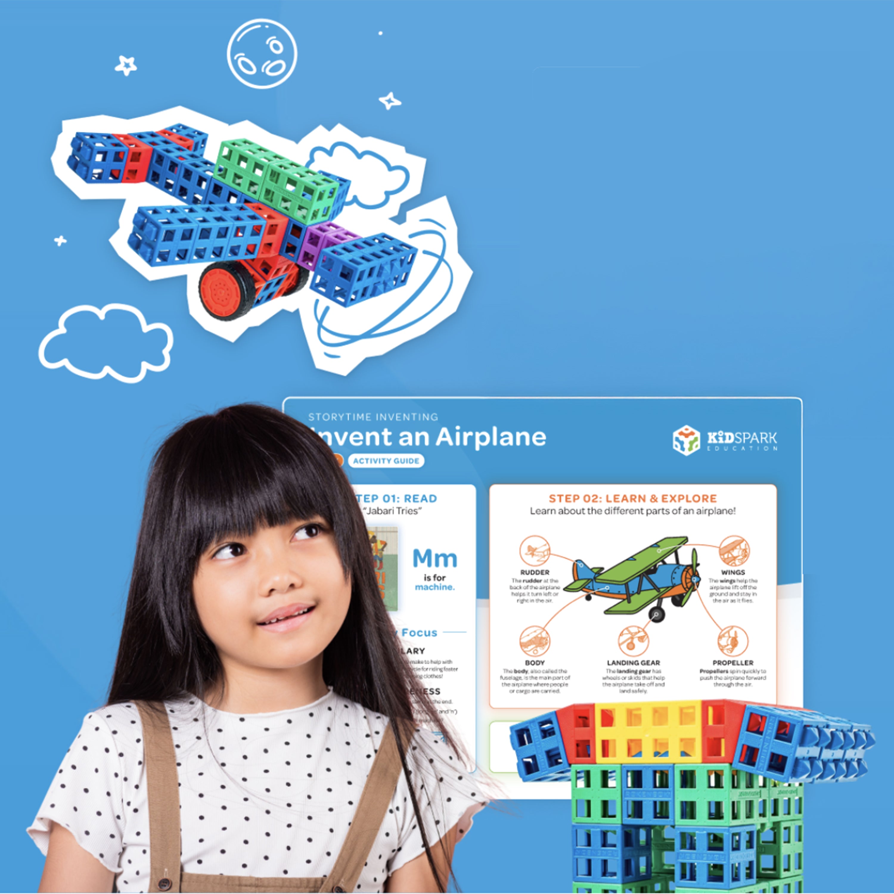 4-Student STEM & Literacy Program Package| PreK-1 | Kid Spark Education