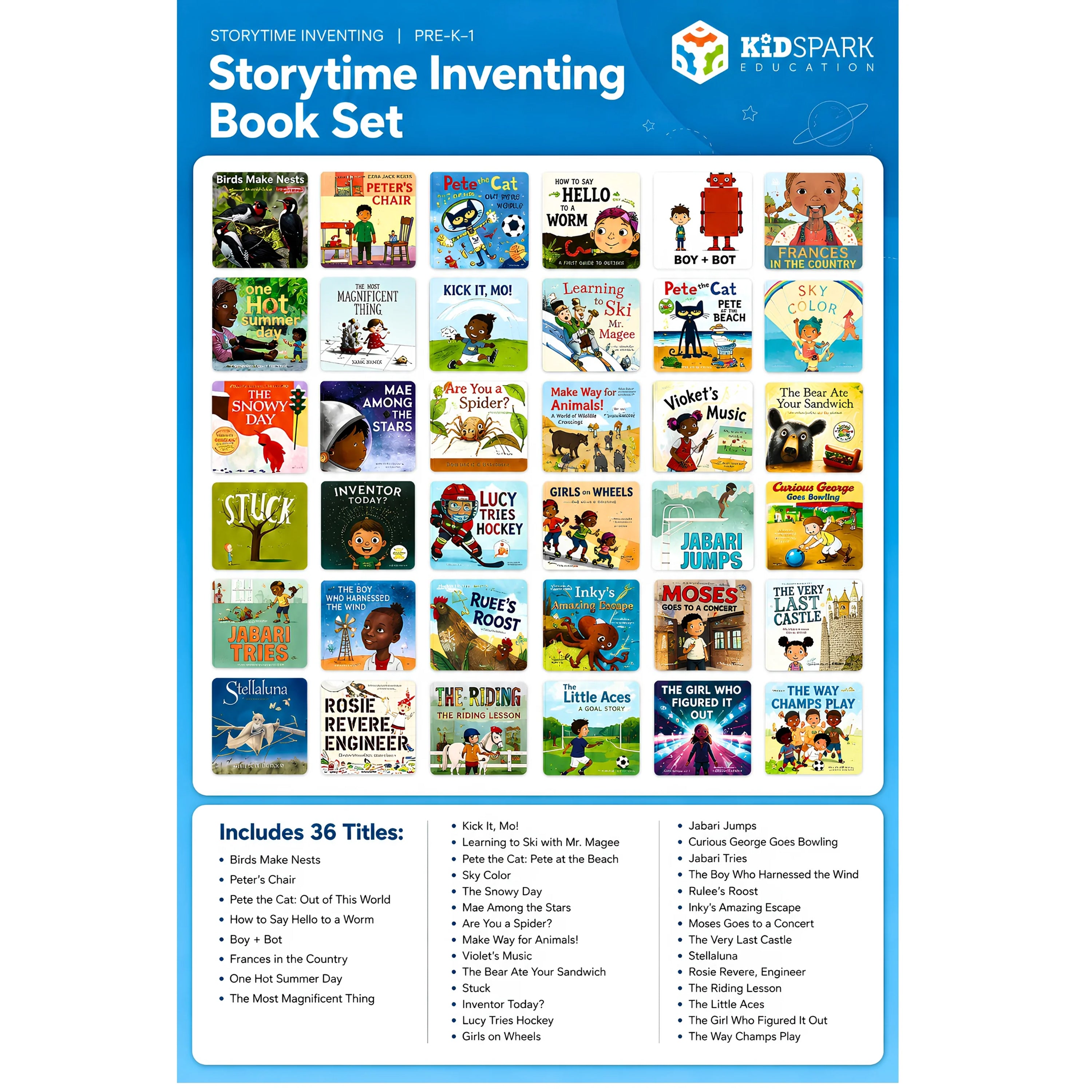 Storytime Inventing Book Collection | PreK-1 | Kid Spark Education