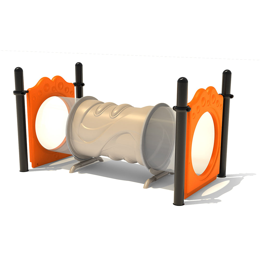 8' Freestanding See-Through Crawl Tunnel | Engaging Play Structure for Ages 2-12