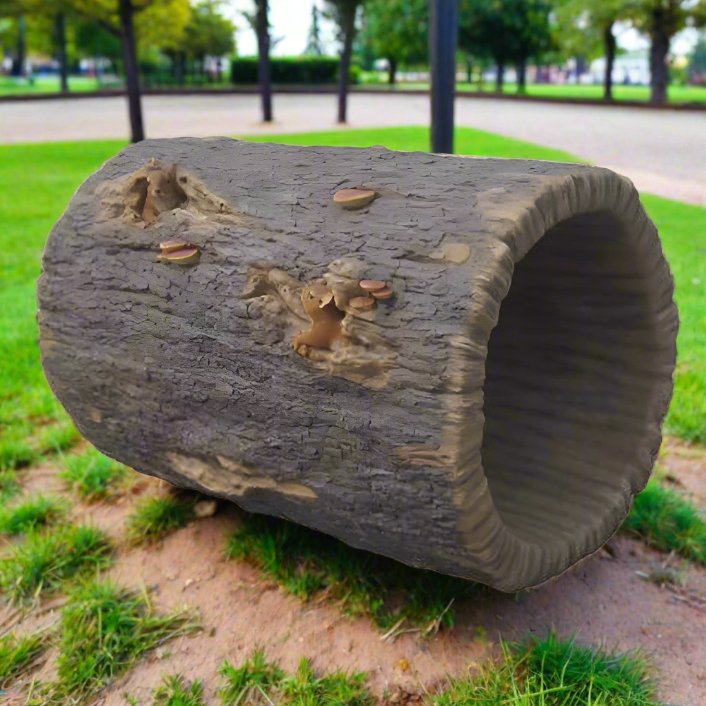 Freestanding Stump Tunnel Play Structure | Natural Outdoor Fun