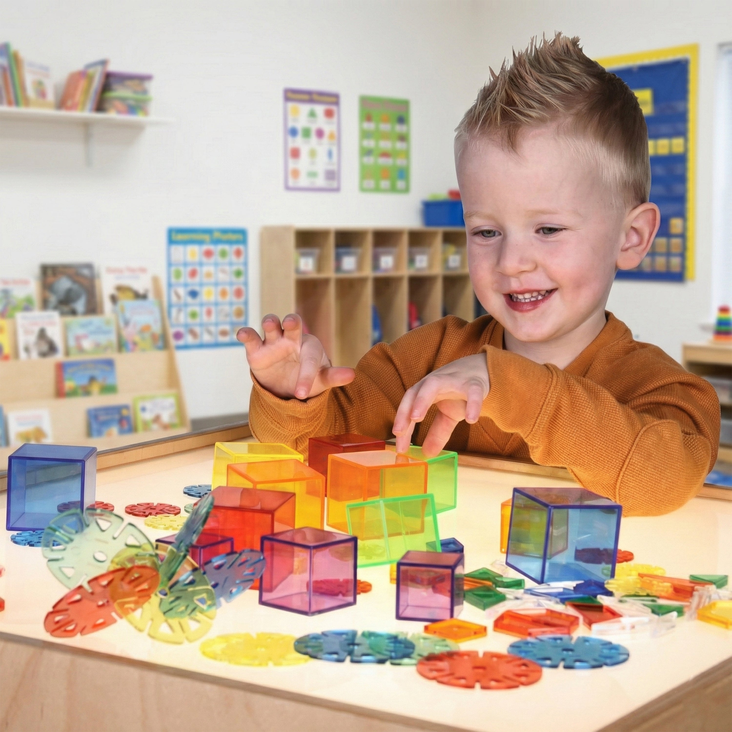 Wooden Tabletop LED Light Box