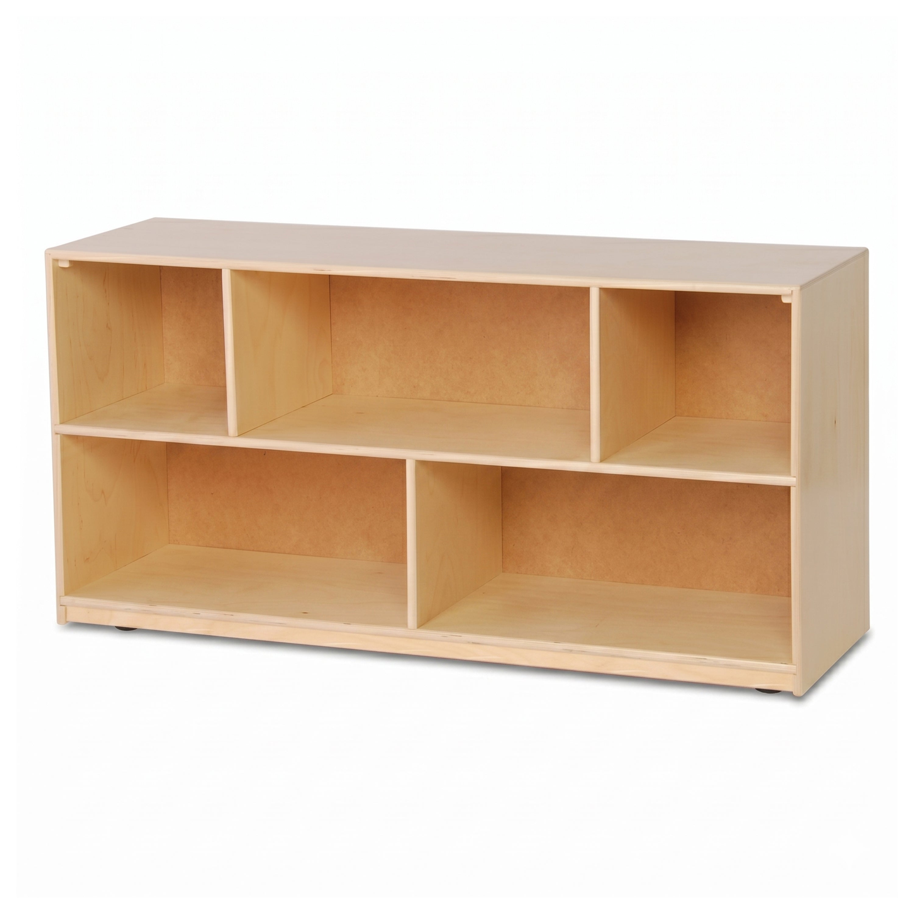 Birch Mobile Storage Unit with 5 Compartments | 24" H.