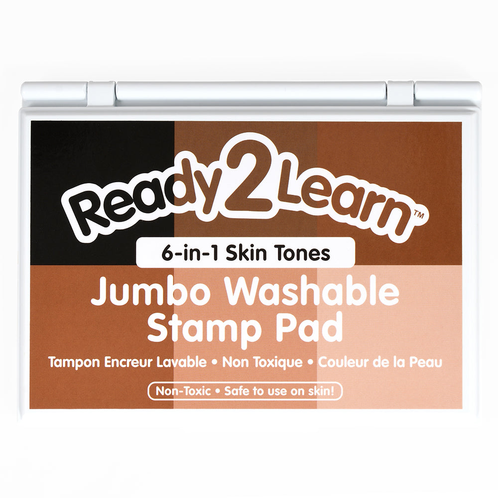 6-in-1 Skin Tones Jumbo Washable Stamp Pad