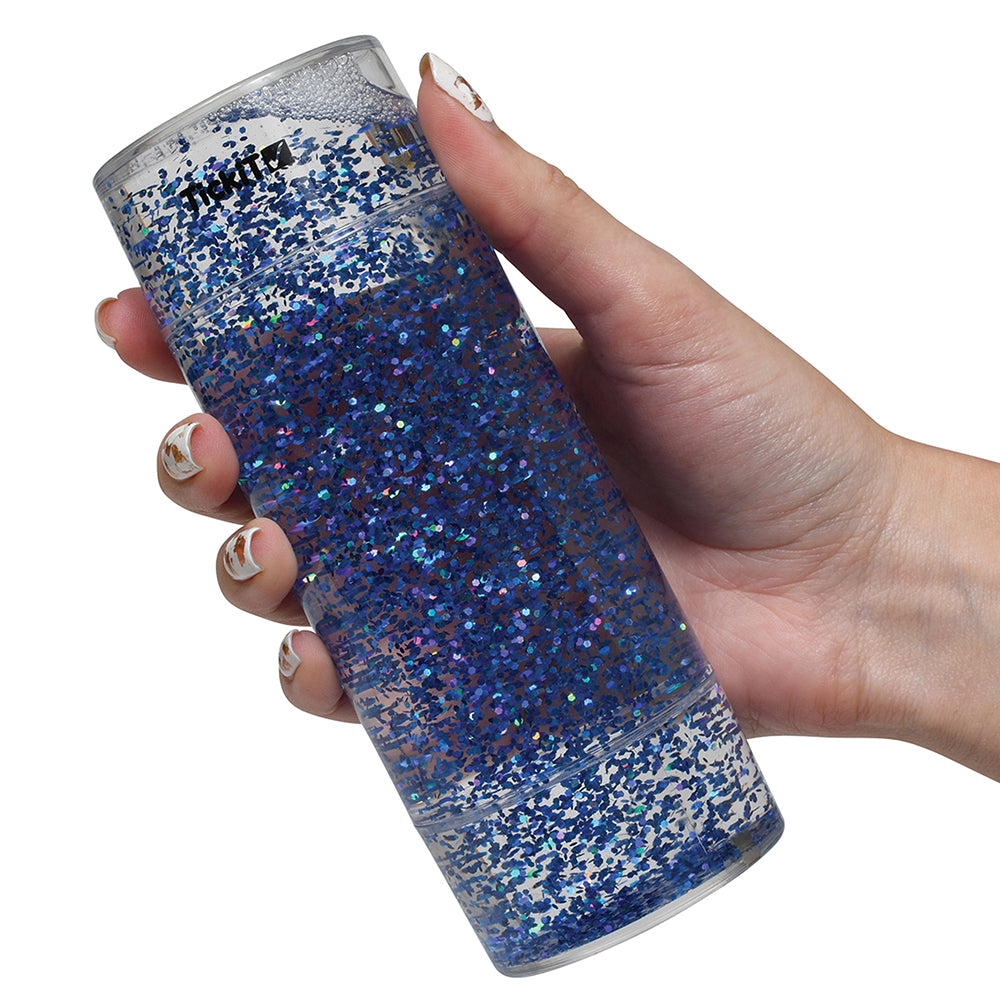 Blue Glitter Sensory Tube