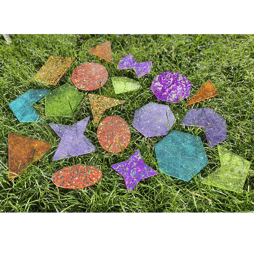 Outdoor Fun with Glitter Panels