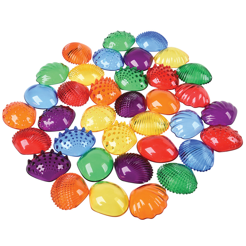 Set of 36 Translucent Tactile Shells